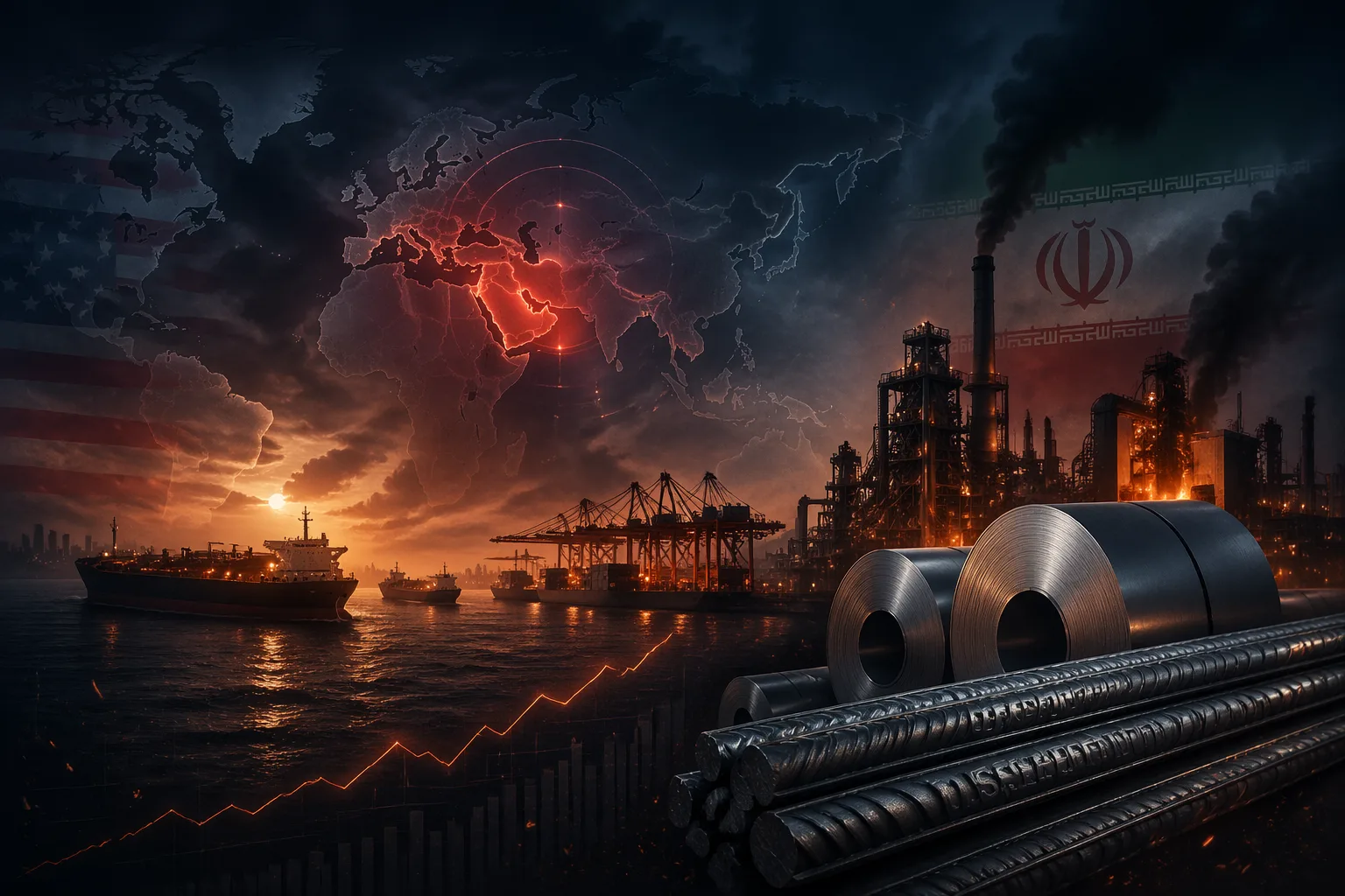 Iran-USA conflict impact on global steel and TMT bar prices 2026