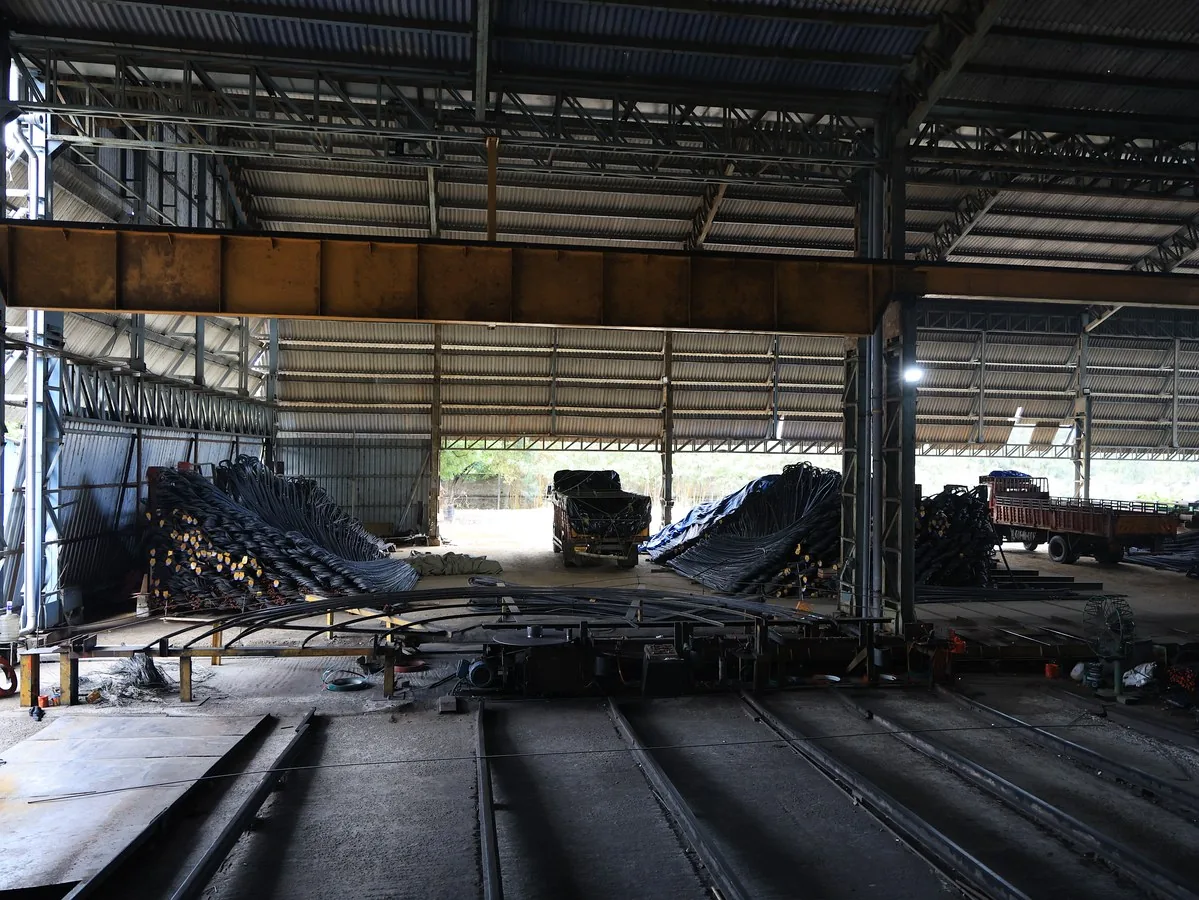 Tusker TMT 550D stockyard — ready for dispatch