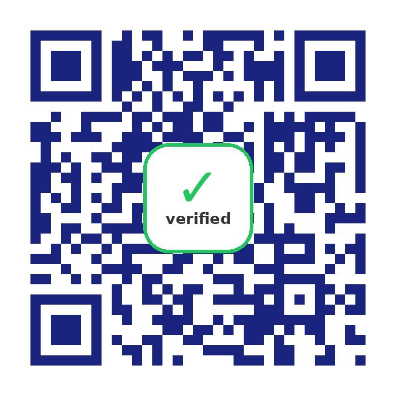 QR code linking to verified.tuskertmt.com — Tusker TMT product verification portal
